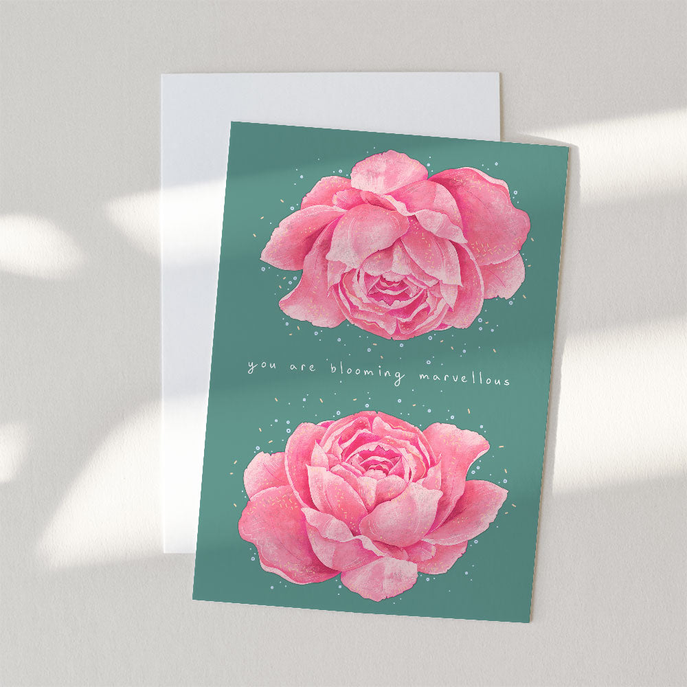 Blooming Mavellous Boscobel Roses Card