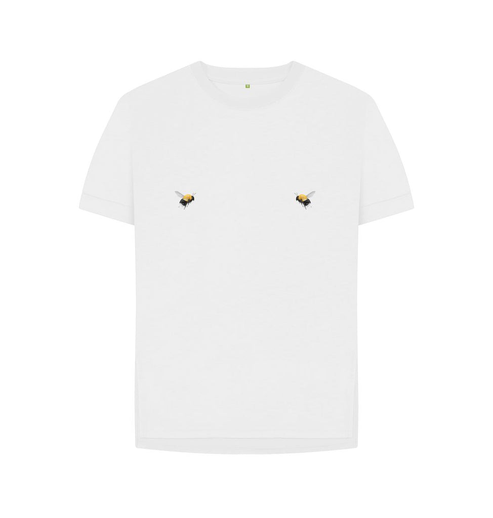 White The Boobees - Women's Tie-Side T-shirt