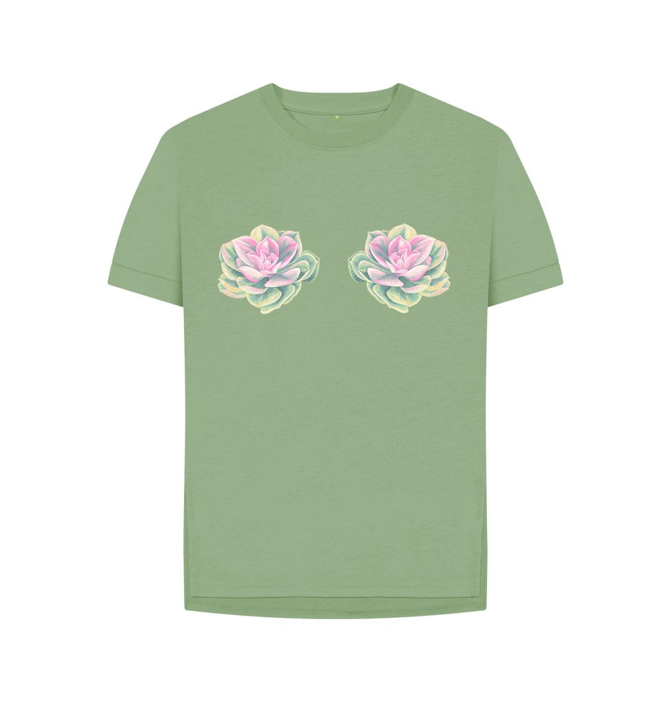 Sage The Glow Up - Women's Tie-Side T-shirt